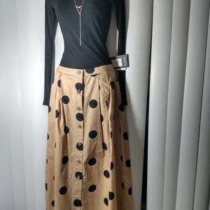 Polka Dot Circle Skirt